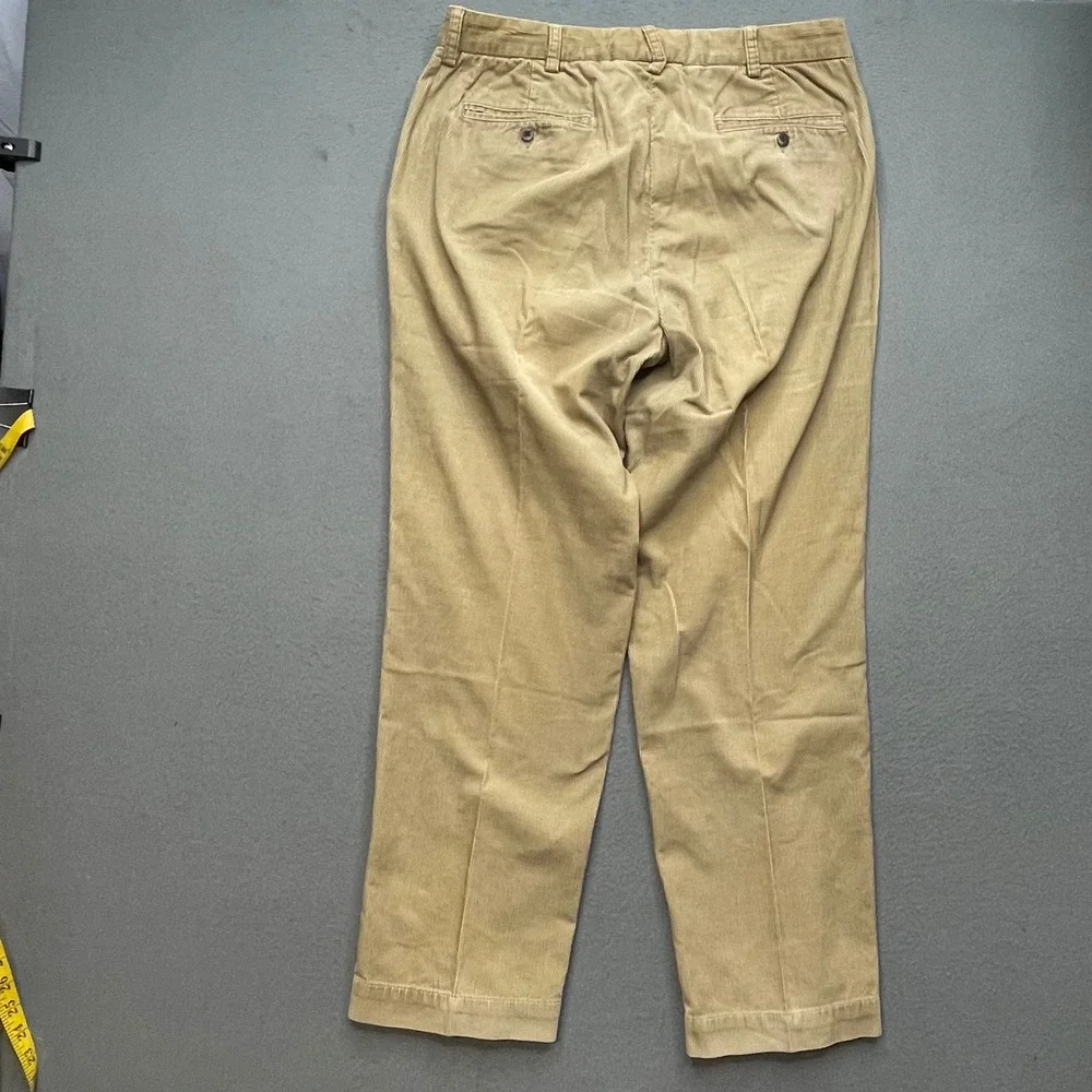 Polo Ralph Lauren Men Corduroy Pants 35/30 Tan Prospect Pant Cotton Classic